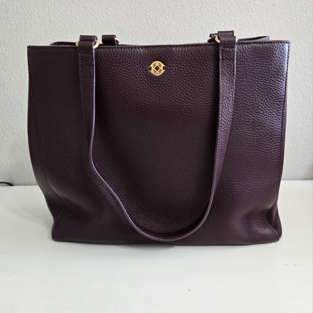 Dagne Dover Allyn Leather Tote Bag MEDIUM